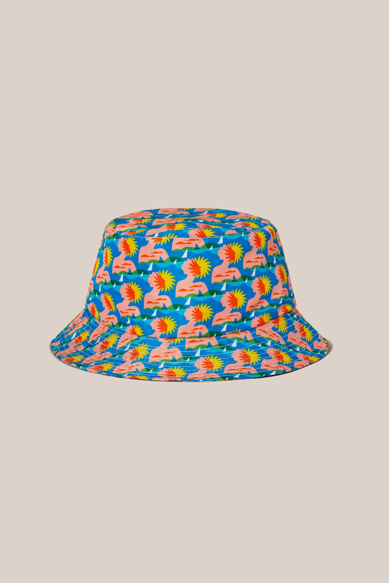 Bucket Hat Blue Sunbathing -  bucket-hat-blue-sunbathing-x-rob-wilson -Arrels Barcelona