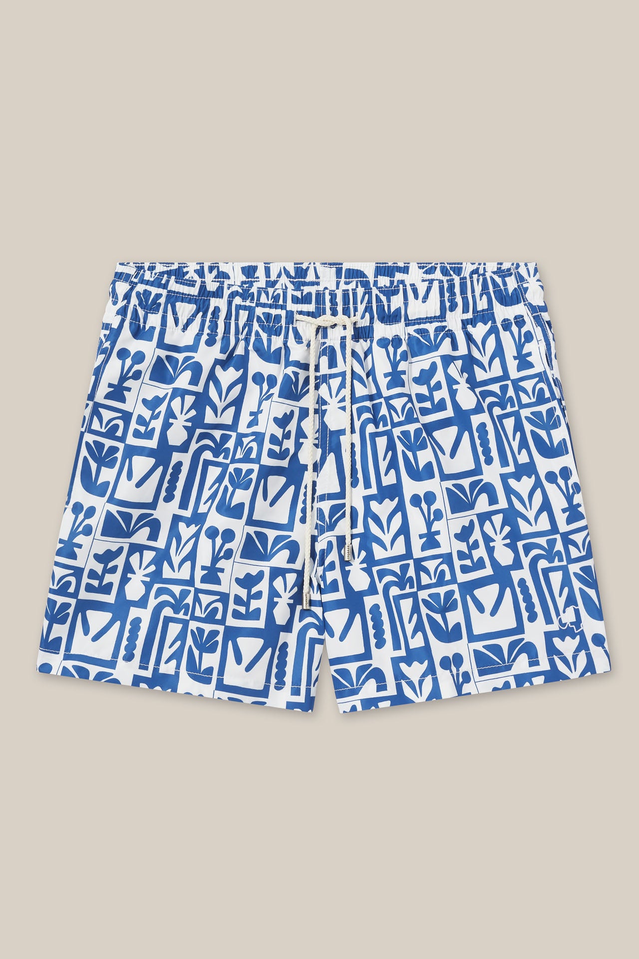 Swim Shorts Blue Blooming