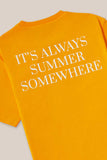 Tee Tangerine It's Always Summer Somewhere -  tee-tangerine-its-always-summer-somewhere -Arrels Barcelona