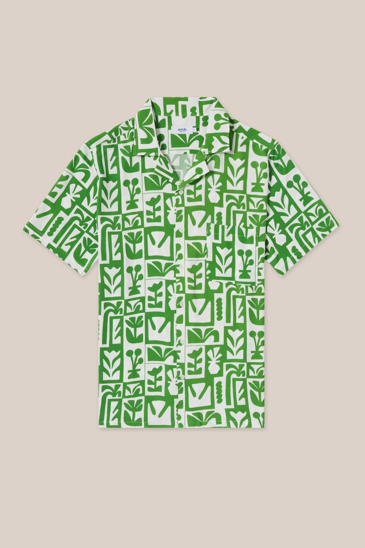 Shirt Green Blooming -  shirt-green-blooming-x-timo-kuilder -Arrels Barcelona