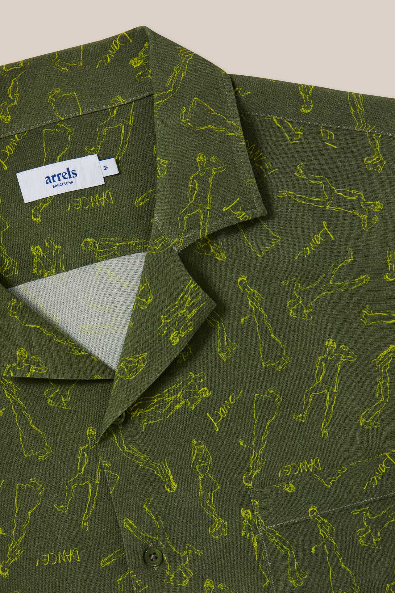 Shirt Green Dance -  shirt-green-dance-x-richard-haines -Arrels Barcelona