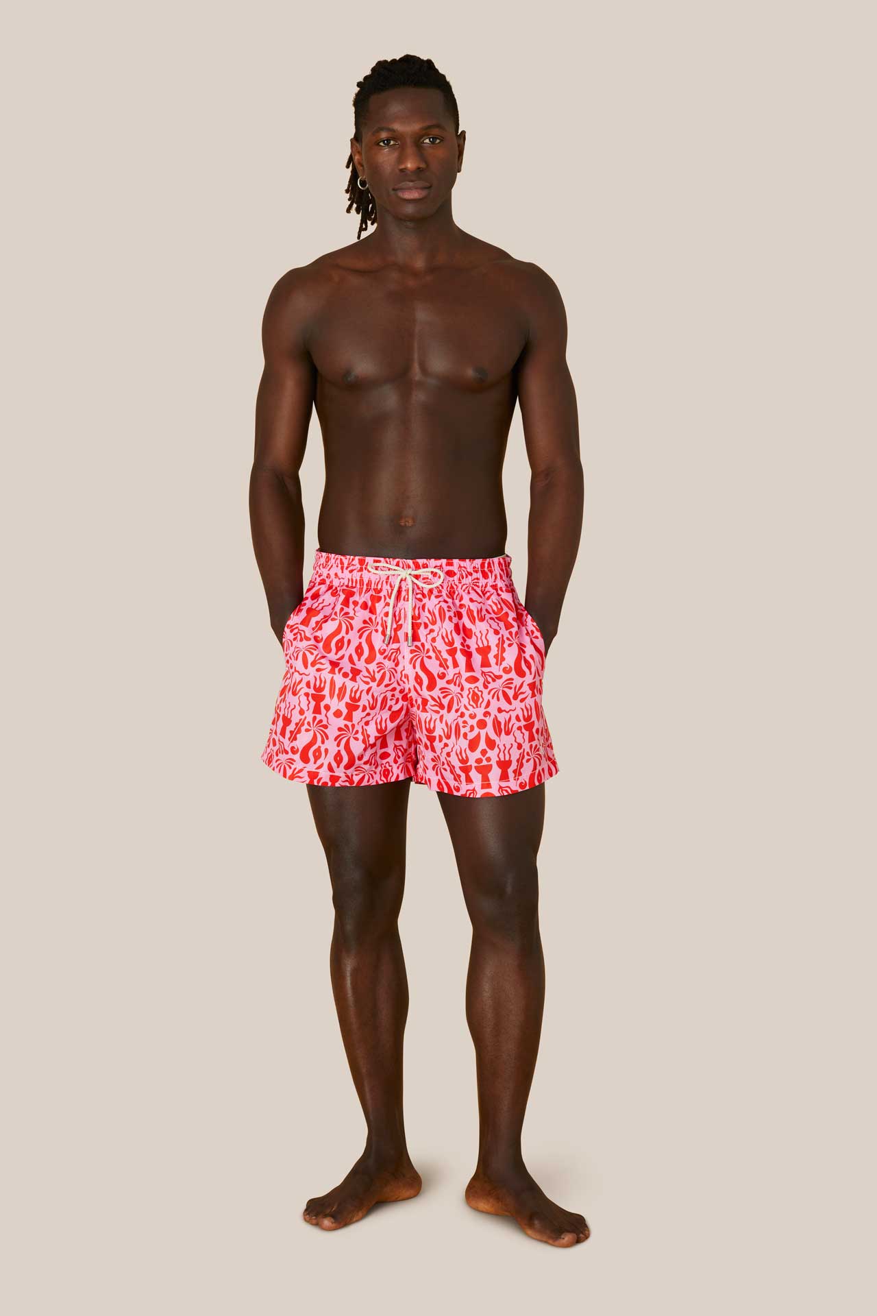 Swim Shorts Pink Tulum -  swim-shorts-pink-tulum-x-alejandra-anglada -Arrels Barcelona