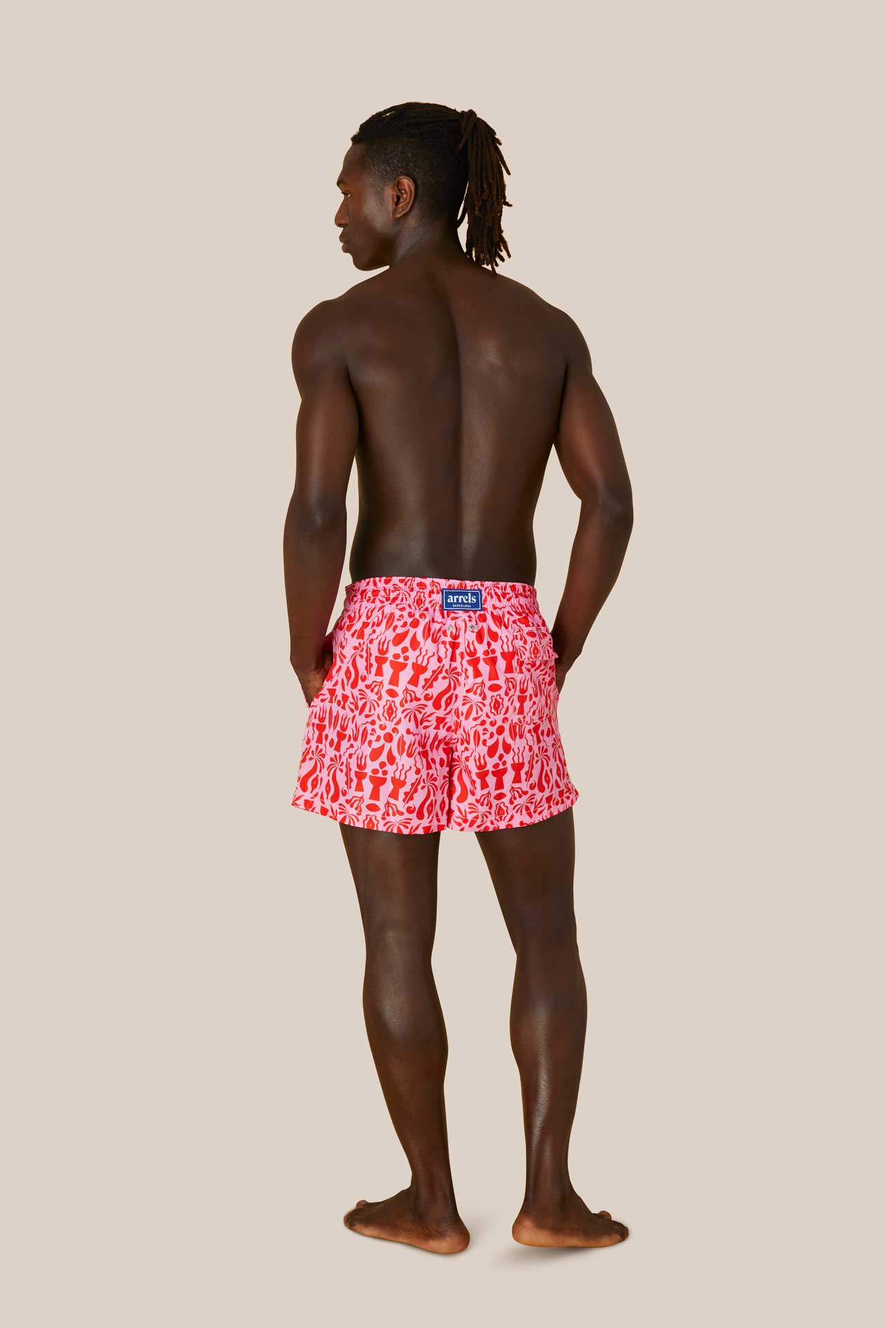 Swim Shorts Pink Tulum -  swim-shorts-pink-tulum-x-alejandra-anglada -Arrels Barcelona