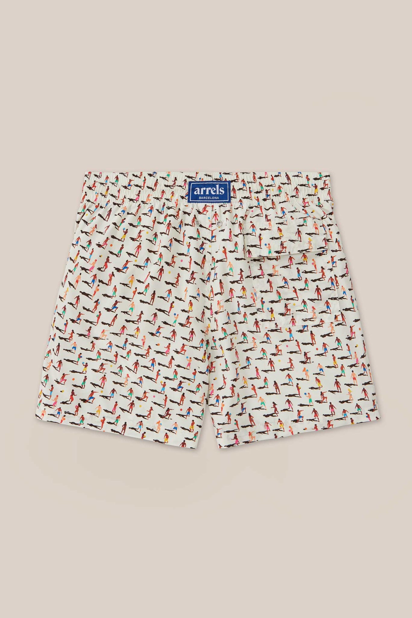 Arrels Barcelona Love(S) x Malika Favre Swim Shorts, Size -Large in Multicolor