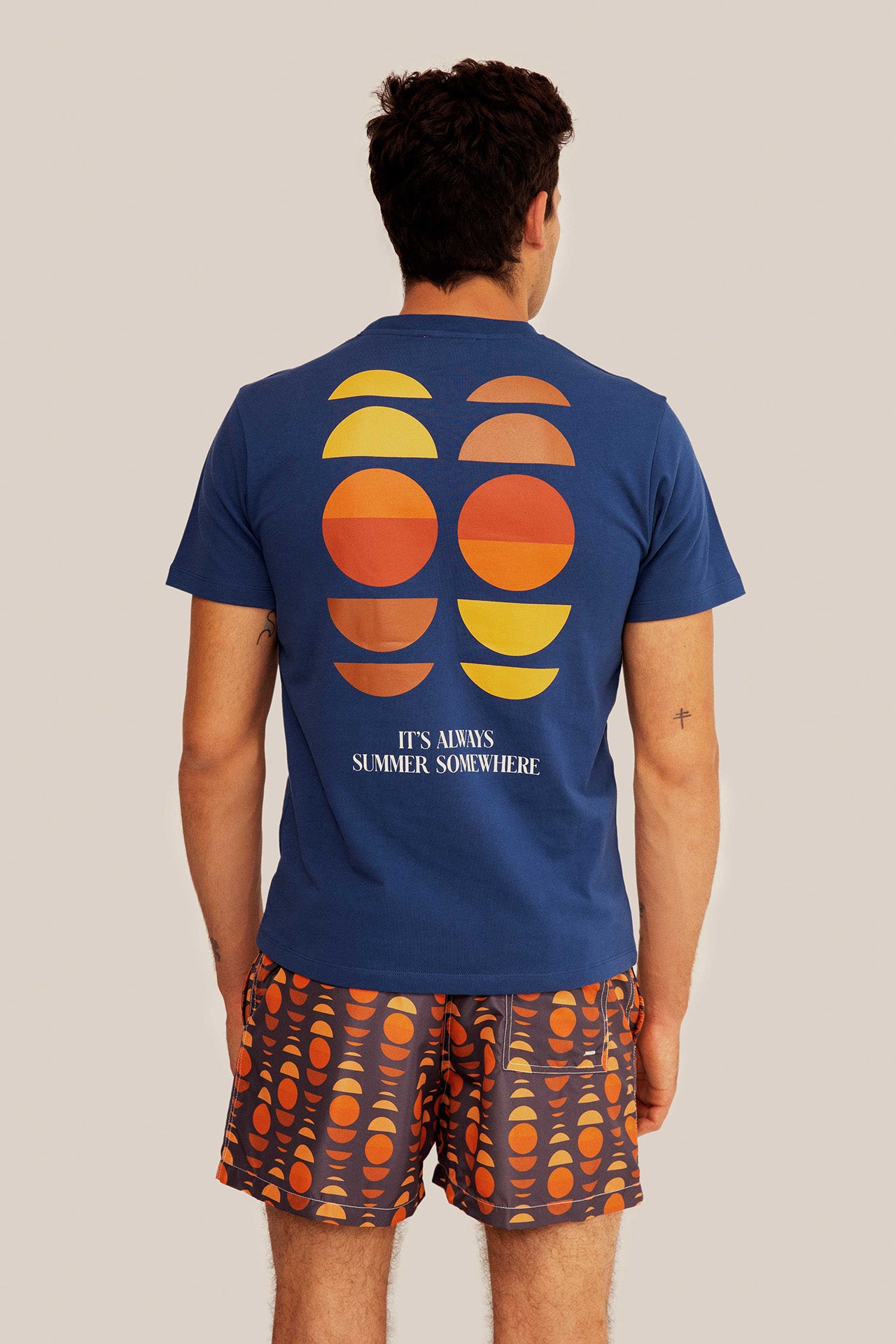 Camiseta Sun Fragments Navy